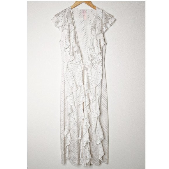 Victoria’s Secret Dream Angel Ruffle Kimono Robe - Polka Dot - Size Small (NWT!) - Picture 2 of 7